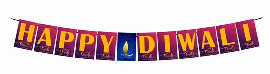 Happy Diwali Decoration Hanging and Banner for Photo Shoot Backdrop and Theme Party