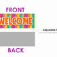 5th Birthday Welcome Board Welcome to My Birthday Party Board for Door Party Hall Entrance Decoration Party Item for Indoor and Outdoor 2.3 feet