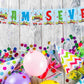 Transport Theme I Am Seven 7th Birthday Banner for Photo Shoot Backdrop and Theme Party