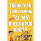Chota Bheem Theme Return Gifts Thank You Tags Thank u Cards for Gifts 20 Nos Cards and Glue Dots