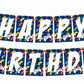 Video Game Theme Happy Birthday Banner for Photo Shoot Backdrop and Theme Party