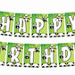 Panda Theme Happy Birthday Banner for Photo Shoot Backdrop and Theme Party