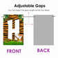 Tiger Theme Happy Birthday Banner for Photo Shoot Backdrop and Theme Party