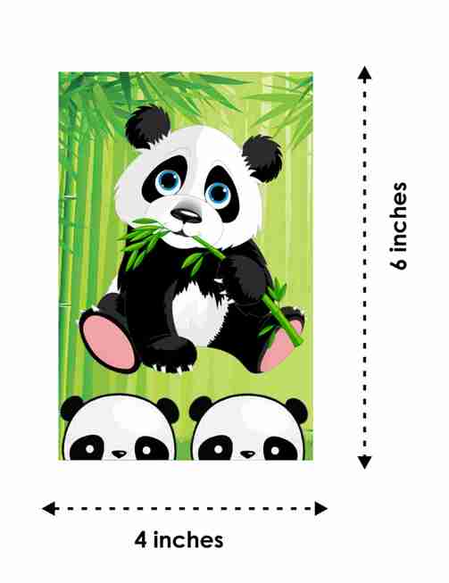 Panda Theme Children's Birthday Party Invitations Cards with Envelopes - Kids Birthday Party Invitations for Boys or Girls,- Invitation Cards (Pack of 10)