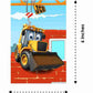 JCB Theme Children's Birthday Party Invitations Cards with Envelopes - Kids Birthday Party Invitations for Boys or Girls,- Invitation Cards (Pack of 10)