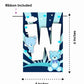 Blue Teddy Bear Welcome Banner for Party Entrance Home Welcoming Birthday Decoration Party Item