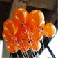 Metallic Orange Balloon Pack of 25 for birthday decoration, Anniversary Weddings Engagement, Baby Shower, New Year decoration, Theme Party balloons