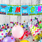 Train Theme I Am One 1st Birthday Banner for Photo Shoot Backdrop and Theme Party