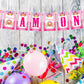 Princess Theme I Am One 1st Birthday Banner for Photo Shoot Backdrop and Theme Party