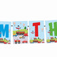 Transport Theme I Am Three 3rd Birthday Banner for Photo Shoot Backdrop and Theme Party