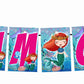 Mermaid Theme I Am One 1st Birthday Banner for Photo Shoot Backdrop and Theme Party