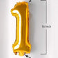 Happy 35th Birthday Foil Balloon Combo Party Decoration for Anniversary Celebration 16 Inches