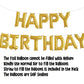 Happy 39th Birthday Foil Balloon Combo Party Decoration for Anniversary Celebration 16 Inches