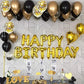 Happy 34th Birthday Foil Balloon Combo Party Decoration for Anniversary Celebration 16 Inches