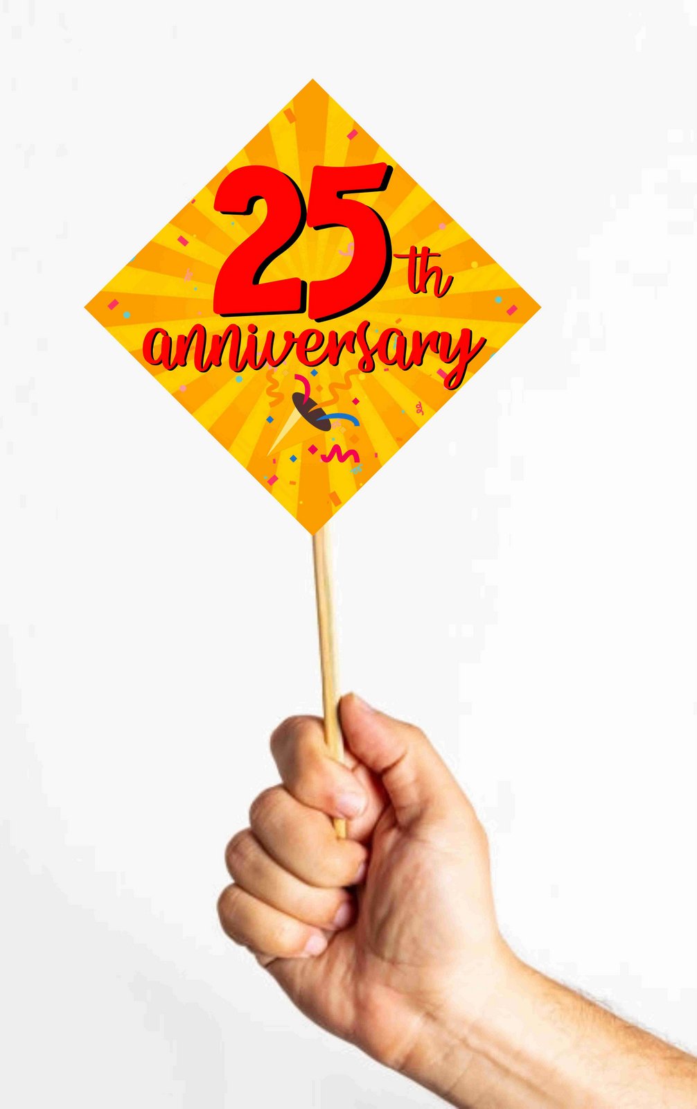 25th Anniversary Theme Props Anniversary Decoration Backdrop Photo Shoot, Photo Booth Party Item