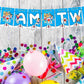 Doremon Theme I Am Two 2nd Birthday Banner for Photo Shoot Backdrop and Theme Party