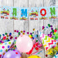Transport Theme I Am One 1st Birthday Banner for Photo Shoot Backdrop and Theme Party