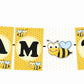 HoneyBee Theme I Am Two 2nd Birthday Banner for Photo Shoot Backdrop and Theme Party