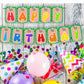 Cocomelon Theme Happy Birthday Decoration Hanging and Banner for Photo Shoot Backdrop and Theme Party