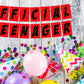 Official Teenager Decoration Hanging and Banner for Photo Shoot Backdrop and Theme Party