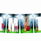 Cricket I Am Two 2nd Birthday Banner for Photo Shoot Backdrop and Theme Party