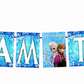 Frozen Theme I Am Two 2nd Birthday Banner for Photo Shoot Backdrop and Theme Party