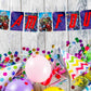 Superhero Theme I Am Four 4th Birthday Banner for Photo Shoot Backdrop and Theme Party