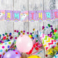 Unicorn Theme I Am Three 3rd Birthday Banner for Photo Shoot Backdrop and Theme Party