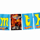 Hot Racing Wheels Theme I Am Three 3rd Birthday Banner for Photo Shoot Backdrop and Theme Party