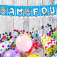 Doremon Theme I Am Four 4th Birthday Banner for Photo Shoot Backdrop and Theme Party
