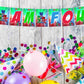 PJ Mask Theme I Am Four 4th Birthday Banner for Photo Shoot Backdrop and Theme Party