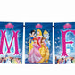 Castle Princess Theme I Am Four 4th Birthday Banner for Photo Shoot Backdrop and Theme Party