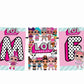 LOL Theme I Am Four 4th Birthday Banner for Photo Shoot Backdrop and Theme Party