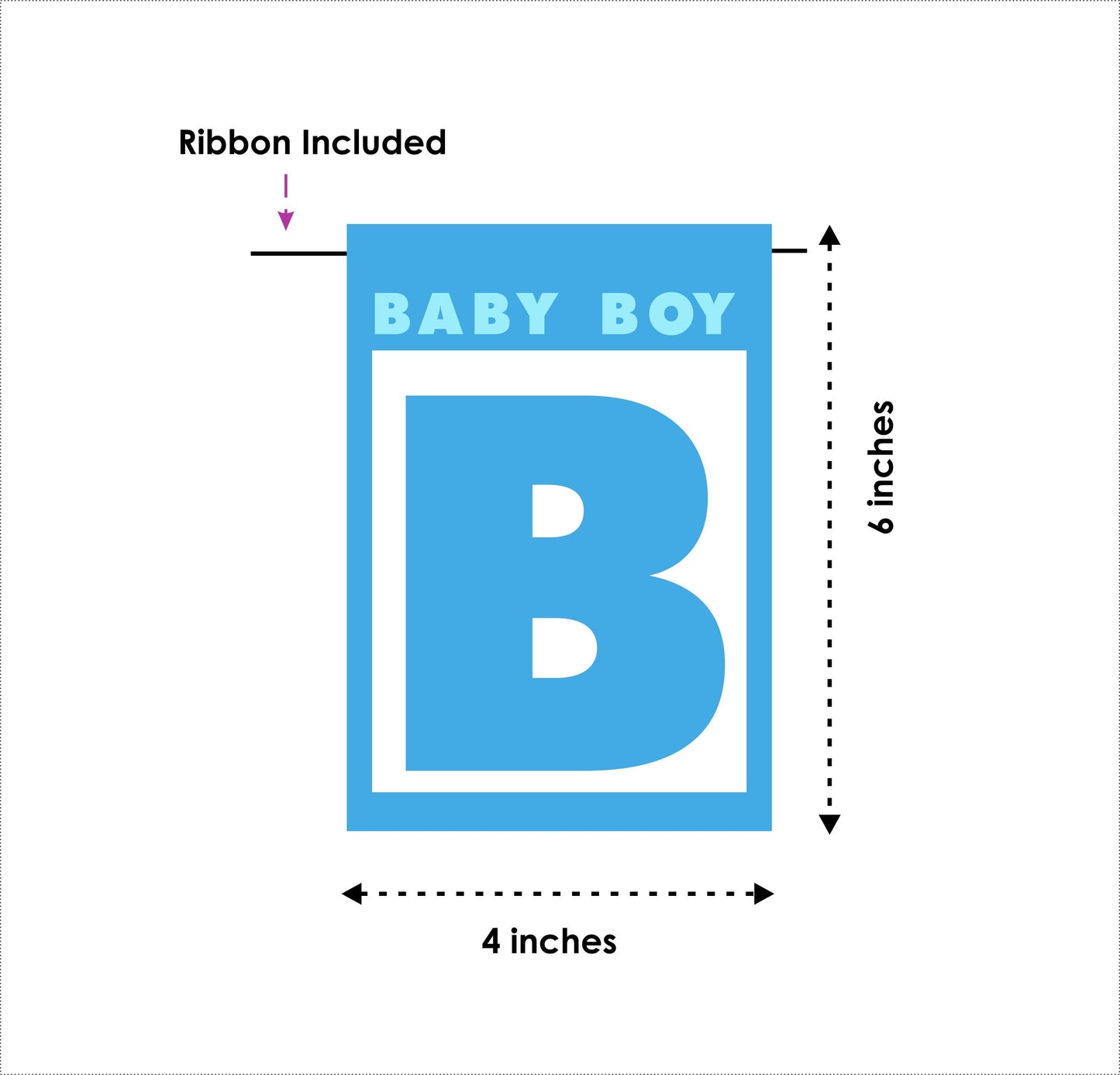 Baby Boy Banner Decoration Hanging and Banner for Photo Shoot Backdrop and Theme Party