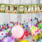 Jungle Theme I Am Five 5th Birthday Banner for Photo Shoot Backdrop and Theme Party