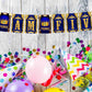 Prince Theme I Am Five 5th Birthday Banner for Photo Shoot Backdrop and Theme Party