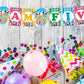 Baby Bus Theme I Am Five 5th Birthday Banner for Photo Shoot Backdrop and Theme Party