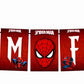 Spider Theme I Am Five 5th Birthday Banner for Photo Shoot Backdrop and Theme Party