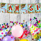Masha Bear Theme I Am Six 6th Birthday Banner for Photo Shoot Backdrop and Theme Party