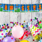 Oggy and Cockroaches Theme I Am Seven 7th Birthday Banner for Photo Shoot Backdrop and Theme Party