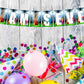 Cricket I Am Seven 7th Birthday Banner for Photo Shoot Backdrop and Theme Party