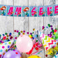 Mermaid Theme I Am Seven 7th Birthday Banner for Photo Shoot Backdrop and Theme Party