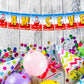 KinderJoy I Am Seven 7th Birthday Banner for Photo Shoot Backdrop and Theme Party