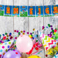 Oggy and Cockroaches Theme I Am Eight 8th Birthday Banner for Photo Shoot Backdrop and Theme Party