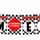 Racing Theme I Am Eight 8th Birthday Banner for Photo Shoot Backdrop and Theme Party
