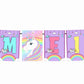 Unicorn Theme I Am Eight 8th Birthday Banner for Photo Shoot Backdrop and Theme Party