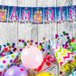 Castle Princess Theme I Am Nine 9th Birthday Banner for Photo Shoot Backdrop and Theme Party