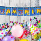 Sonic the Hedgehog I Am Nine 9th Birthday Banner for Photo Shoot Backdrop and Theme Party
