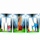 Cricket I Am Nine 9th Birthday Banner for Photo Shoot Backdrop and Theme Party