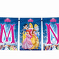Castle Princess Theme I Am Nine 9th Birthday Banner for Photo Shoot Backdrop and Theme Party